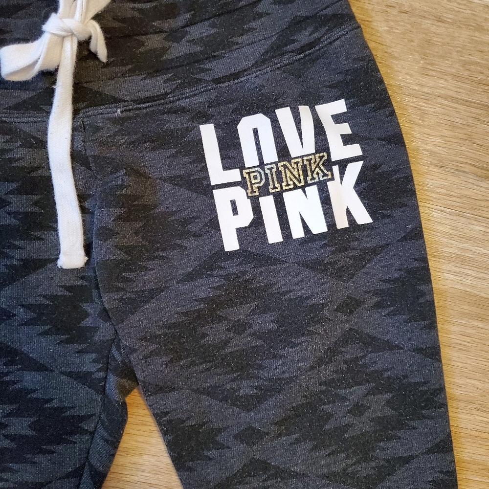 Pink sweat pants